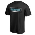 thumbnail image 2 of Men's Black Memphis Grizzlies Pride T-Shirt, 2 of 3