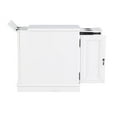 thumbnail image 4 of Linon Bartow Table d'Appoint de Rangement Multifonction Station de Recharge en Bois Blanc, 4 of 15