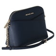 thumbnail image 5 of Michael Kors Jet Set Travel Medium Dome Crossbody Bag Navy Leather, 5 of 8