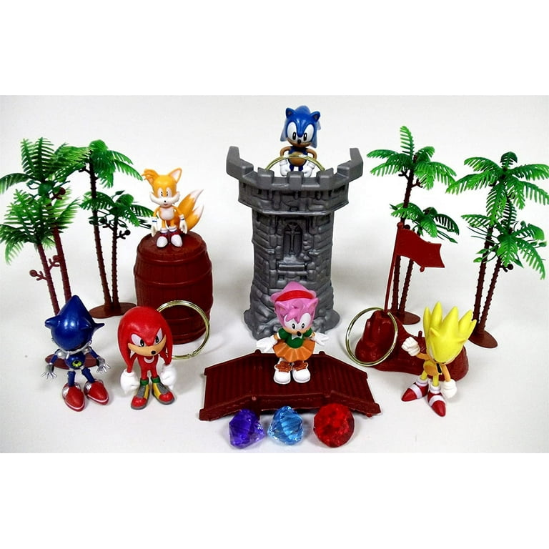 Sonic the Hedgehog Christmas Ornament Super Sonic Amy Rose 
