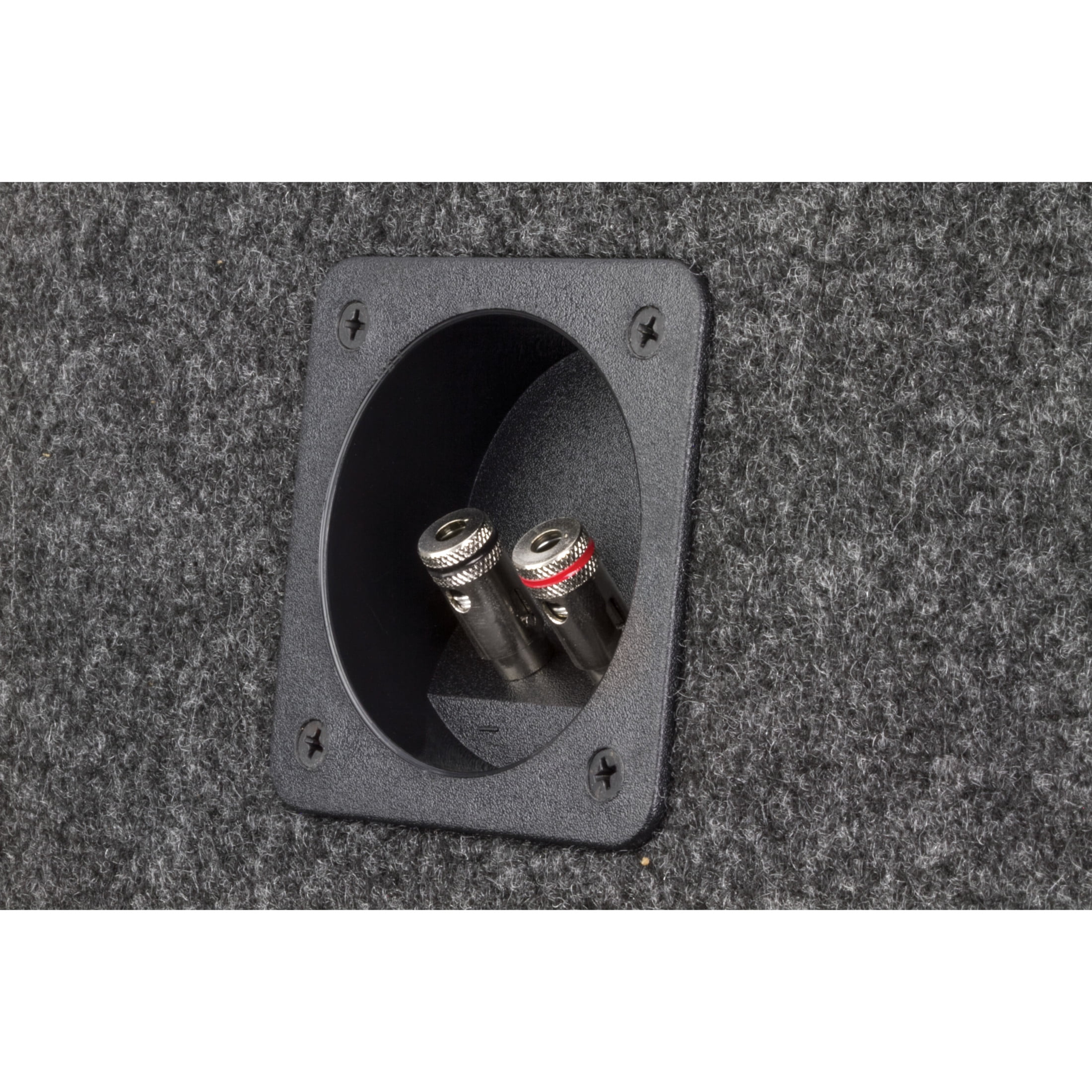 (2 pack) Scosche SE12KT-WM1SD 12 in. Single Car Subwoofer Cabinet Enclosure Box 16 x 17  x 20 in Gray Carpet