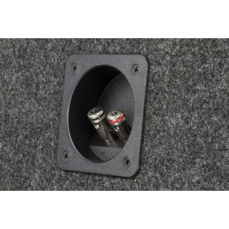 2 pack) Scosche SE12KT-WM1SD 12 in. Single Car Subwoofer Cabinet