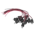 thumbnail image 1 of 10Pcs High Brightness  With  Diode LED Diode Light 12V Pilot Light Indicator LED Indicator Light For Car Boat, 1 of 8