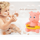 thumbnail image 4 of Termómetro de agua para bebé opcional Forma de animal Termómetro de varios patitos Termómetro de agua para baño de bebé de dibujos animados (lechón), 4 of 5