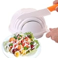 thumbnail image 2 of Ensaladera instantánea Eternal - Tazón para hacer ensaladas para picar y rebanar para una nutrición fresca, saludable y equilibrada, color blanco Eternal PG93813, 2 of 3