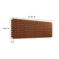 thumbnail image 6 of Sparta Weave Wall-Mount Vegan Leather King Headboard in Natural Brown, 6 of 7