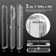 thumbnail image 2 of Funda protectora resistente a golpes y caídas, transparente de triple capa, compatible con iPhone 14 Plus., 2 of 8