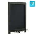 thumbnail image 5 of Flash Furniture Canterbury 12" x 17" Black Tabletop Magnetic Chalkboards with Metal Scrolled Legs, Hanging Wall Chalkboards, Countertop Memo Boards, Set of 10, 5 of 13