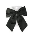 thumbnail image 2 of Time and Tru Bow Barrette, Black, 2 of 3