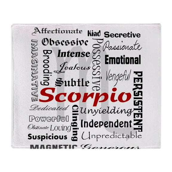 CafePress - Scorpio - Soft Fleece Throw Blanket, 50"x60" Stadium Blanket