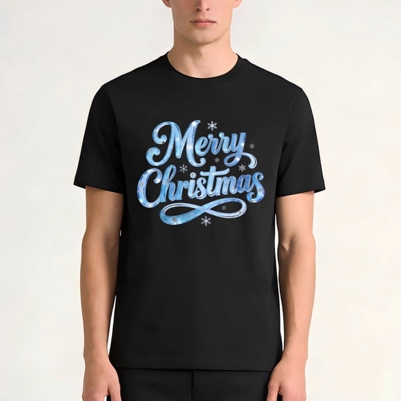 Merry Christmas, Men's Graphic Tee 100% Cotton T-Shirt, Sizes S-5XL
