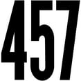 thumbnail image 2 of Permanent Adhesive Vinyl Numbers 4" 49/Pkg-Black, 2 of 2