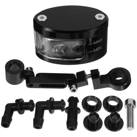 FONDOTIN Motorcycle Reservoir Tank Aluminum Alloy Replacement Set for Motorbike