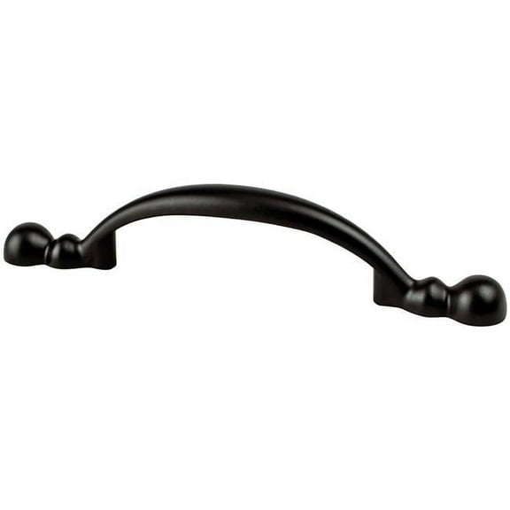 Berenson BE9134 1055 3 in. Advantage Plus 4 Arch Traditional Pull, Matte Black
