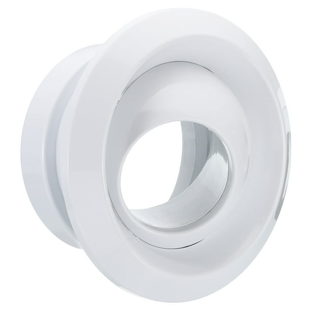 Uxcell 6 Inch Round Air Vent, Difusor de boquilla de bola ajustable, cubierta de difusor de techo ABS Soffit Vent