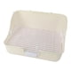 thumbnail image 4 of Jaula para mascotas con cajón para caja de arena para conejos, rectangular, para interiores, con esquina blanco, 4 of 9