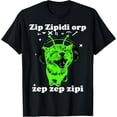 thumbnail image 1 of Y2K Alien Cat Meme - Camiseta retro con gráfico divertido de Space Kitty, 1 of 2