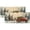 Christmas-02, variant on Christmas Kitchen Valance Curtains Winter Snowman Snowflakes Pine Trees Rustic Wooden Board Privacy Decorative Rod Pocket Short Window Valance Curtains 54 by 18 in, 1 Panel