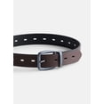 thumbnail image 2 of Wonder Nation Boys Black to Brown Reversible Belt with Gunmetal Buckle, Sizes S-L, 2 of 3