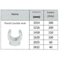 thumbnail image 2 of Junta de plástico accesorios de aluminio y plástico soporte de hebilla de plástico, 2 of 2