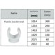 thumbnail image 2 of Junta de plástico accesorios de aluminio y plástico soporte de hebilla de plástico, 2 of 2