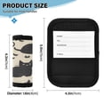 thumbnail image 3 of WOBOGO Black Cat Luggage Handle Wrap 2Pcs Made of Neoprene is Soft and Flexible Suitable for Many Bags Shoulder Pads., 3 of 6