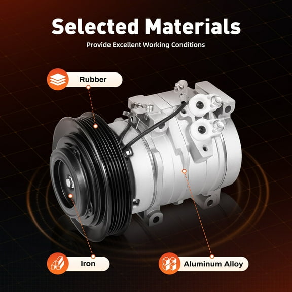 AC A/C Compressor For Toyota Corolla/Matrix 1.8L 2003 2004 2005 2006-2008 Air Conditioner Compressor
