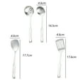 thumbnail image 2 of Espátula y cucharón para Wok, cuchara espumadera, espátula ranurada, juego de utensilios de cocina de acero inoxidable 304, herramientas de cocina de 4 piezas, accesorios para Wok, 2 of 5