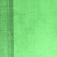 thumbnail image 1 of Ahgly Company Indoor Square Solid Emerald Green Modern Area Rugs, 3' Square, 1 of 4