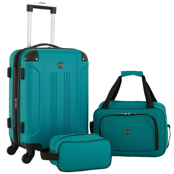 Cuchilla giratoria extensible Luggage Travelers Club Chicago con superficie rígida