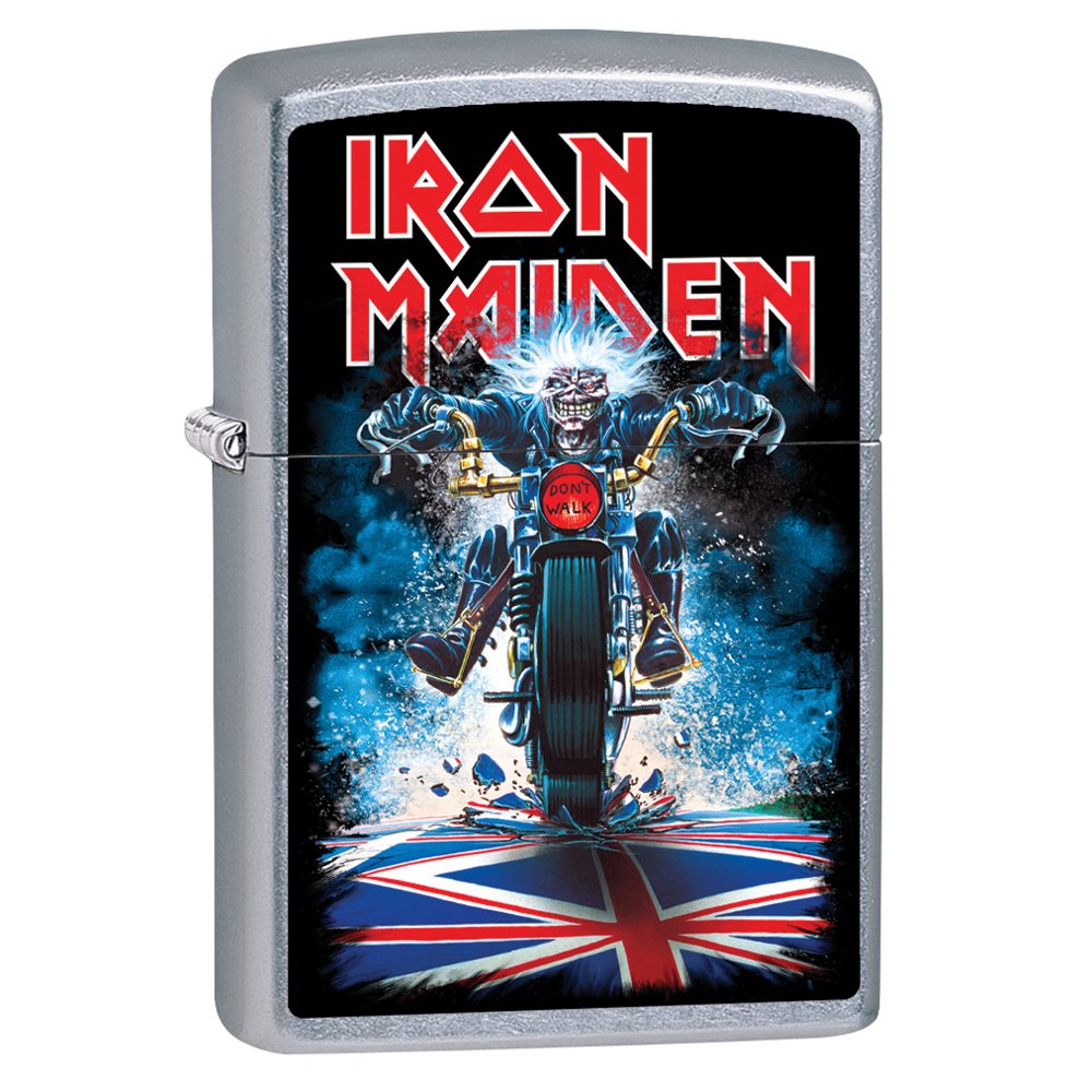 Zippo Lighter Iron Maiden, Maiden England 2014 Street Chrome 80064