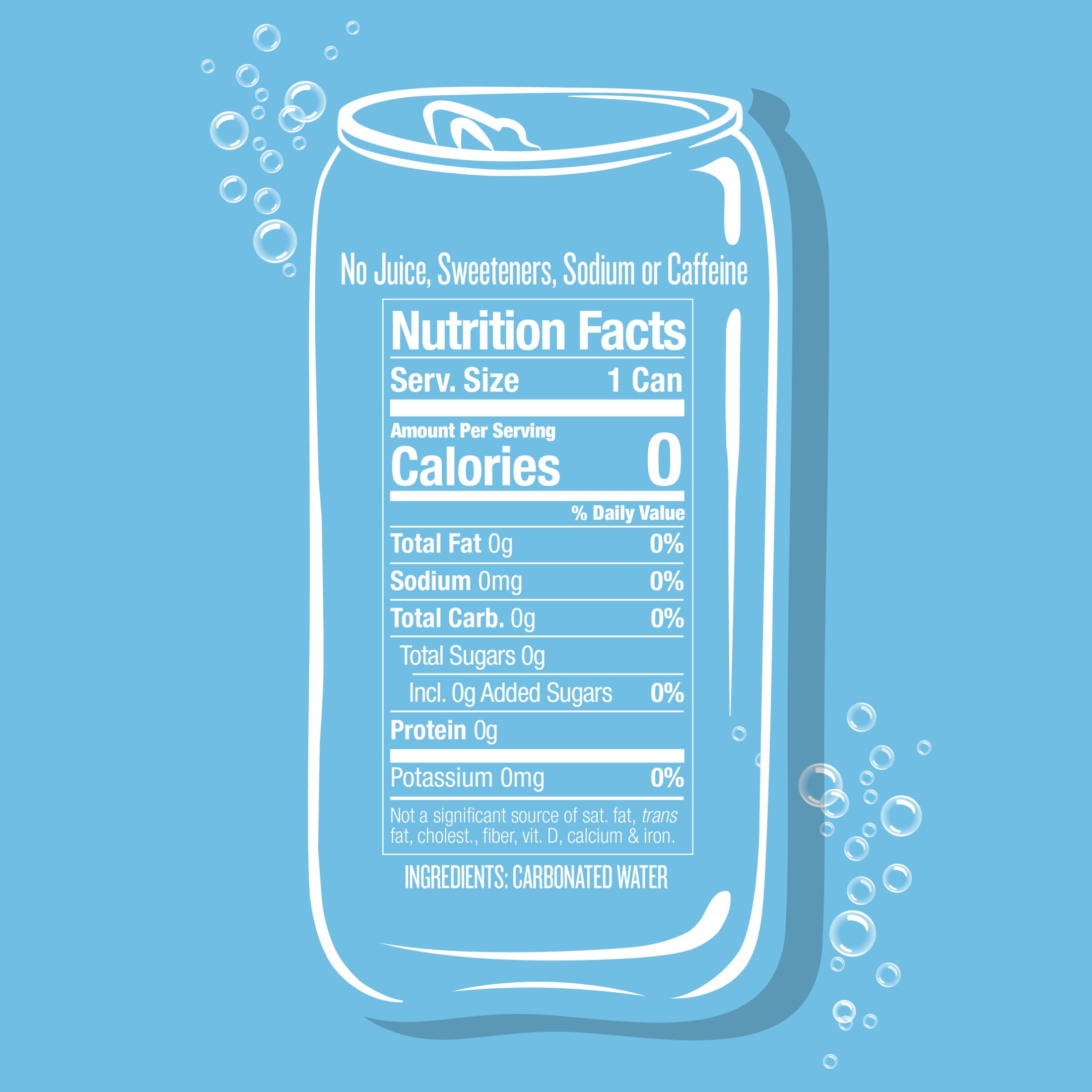 Polar Zero Calorie Original Sparkling Seltzer Water, 12 fl oz, 8 Pack Cans