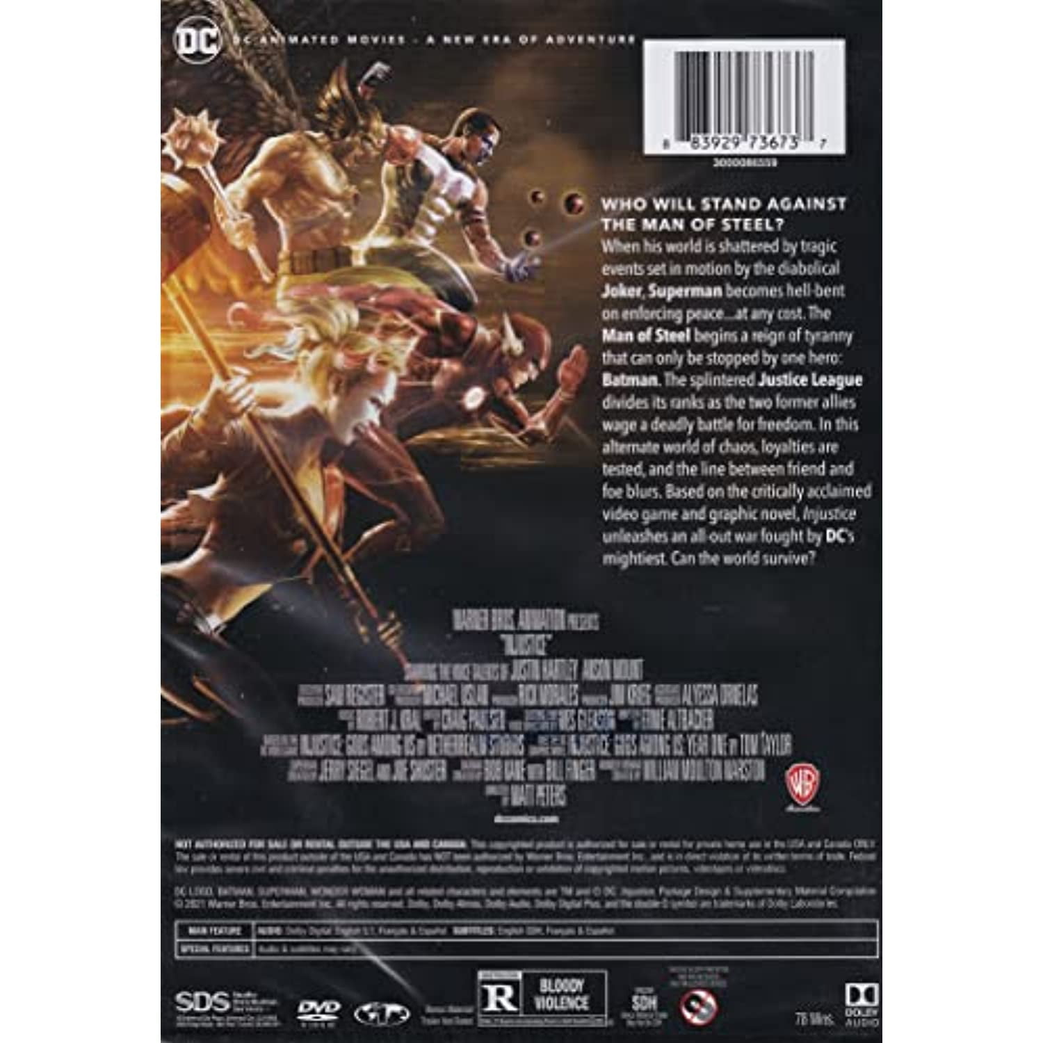 Injustice: Gods Among Us (Walmart Exclusive) (DVD) - Walmart.com