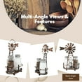 thumbnail image 5 of Rustic Galvanized Metal Windmill Salt and Pepper Shaker Set, 5 of 7