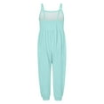 thumbnail image 3 of Girl Jumpsuit Casual Sleeveless Jumpsuit Toddler Overalls Girls with Pockets Kids Clothes Girls Size for Girls 3-4 Years, 3 of 3