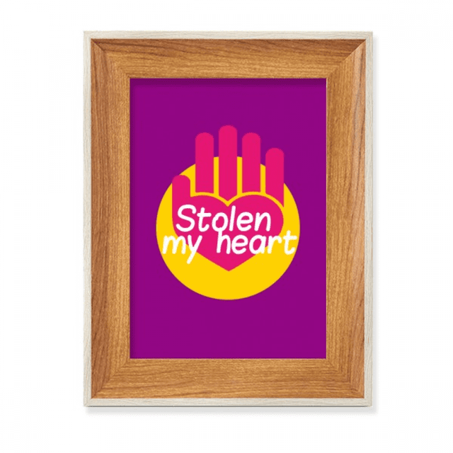 Woman Goddess Lover Stealing Desktop Wooden Photo Frame Display Picture Art Painting Multiple Sets