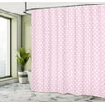 thumbnail image 5 of Ambesonne Polka Dots Shower Curtain, Vintage Nursey, 69"Wx70"L, White and Pink, 5 of 5