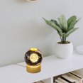 thumbnail image 3 of LEEYNEER 2pcs Wood Display Pedestal LED Light Base Table Crystal Ball Lamp Base USB Charging Light Base, 3 of 6