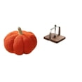 thumbnail image 1 of Cojín de calabaza de Halloween, servilletero, organizador de pañuelos de madera de nogal, decoración de sofá, juguete suave, adecuado para el hogar, d, 1 of 8