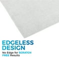 thumbnail image 4 of The Rag Company - The Edgeless Pearl - Professional Microfiber Detailing Towel for Ceramic Coating Leveling and Sealant Removal, Scratch-Free with No Tags, 320gsm, 16in x 16in, Ice Grey (12-Pack), 4 of 9
