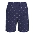 thumbnail image 6 of Naloa Anchors Heart Blue Men's Beach Shorts, Surfing shorts, Swim trunks, Quick Dry Swim Trunks for Surfing Beach Fun - XX-Large, 6 of 9