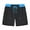 Black, variant on QPNGRP Men's beach shorts 5inch swim trunks sports fitness shorts quick dry Plus Size Zipper pocket Drawstring closure Deepblue M