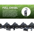 thumbnail image 4 of Full Chisel Chainsaw Chain 16 inch .050 3/8 LP 57 DL for Echo Craftsman 3 Pack 810-CCC2264H, 4 of 4