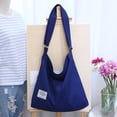 thumbnail image 1 of Bolso de hombro de lona de gran tamaño retro para mujer Hobo Crossbody Bolso Casual Tote Sailing Electrónica, 1 of 4