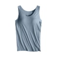 thumbnail image 2 of Camisola de manga corta para mujer con almohadilla para el pecho, sin aros de acero, ropa interior para yoga, pijamas deportivos para mujer, 2 of 6