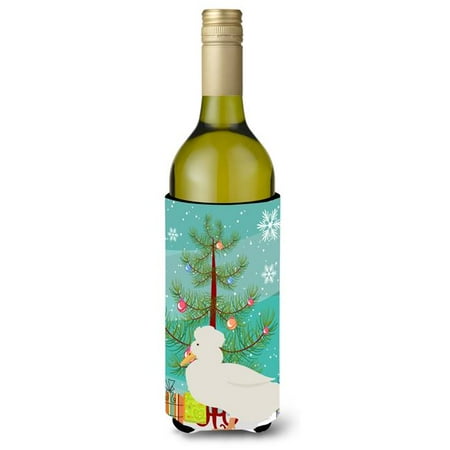 

Crested Duck Christmas Wine Bottle Beverge Insulator Hugger