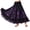 Purple, variant on Stylish Womens Flamenco Ballroom Waltz Dance Swing Skirt Sequined Floral
