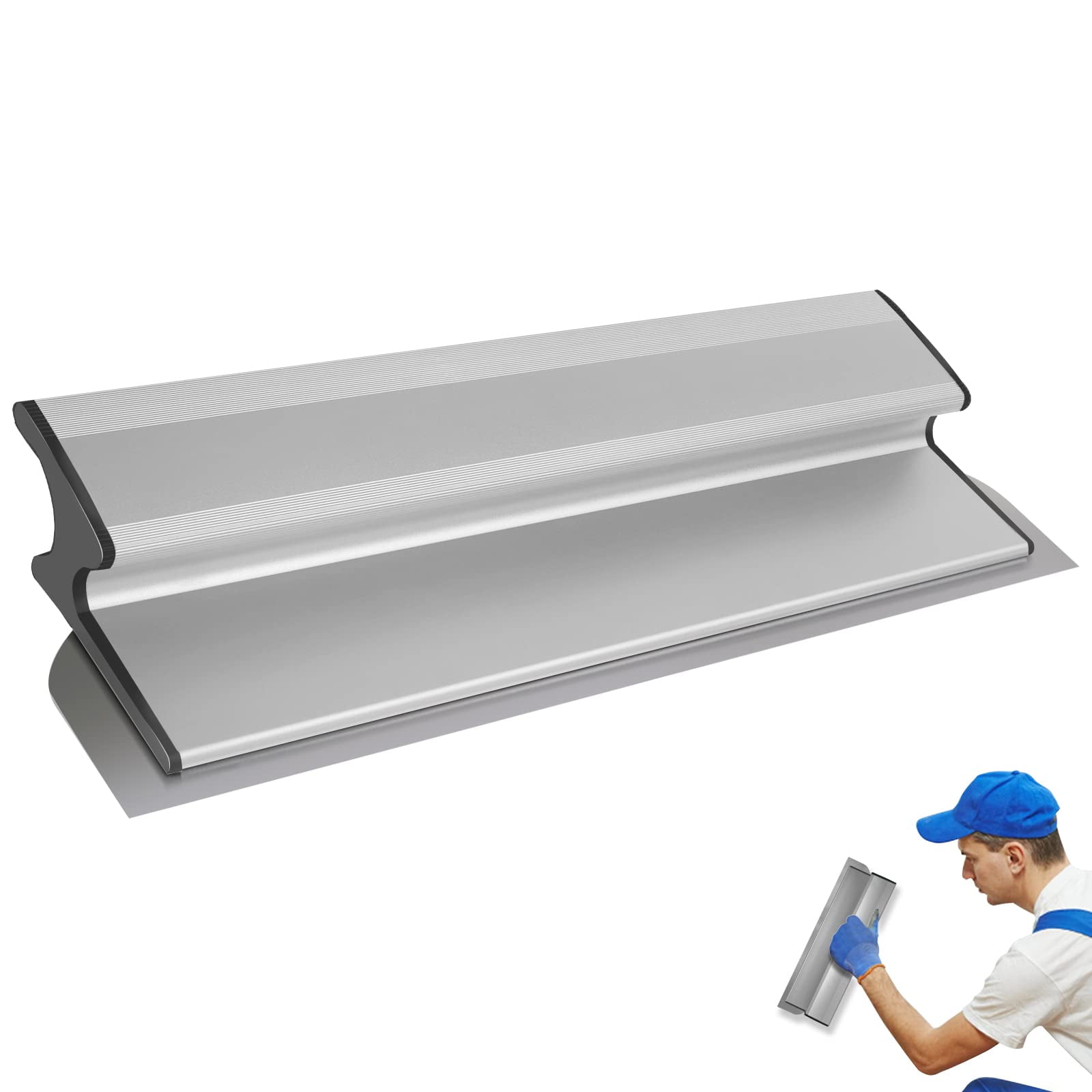 16" Drywall Skimming Blade, Smoothing/KnockDown Knife, HighImpact End
