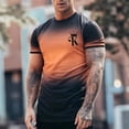 thumbnail image 1 of Camiseta Callejera De Los Hombres Vintage Tee Verano Hombre Impresión De Rayas 3d De Manga Corta Todos Días Ropa De Gran Tamaño Camisa 5xl, 1 of 4
