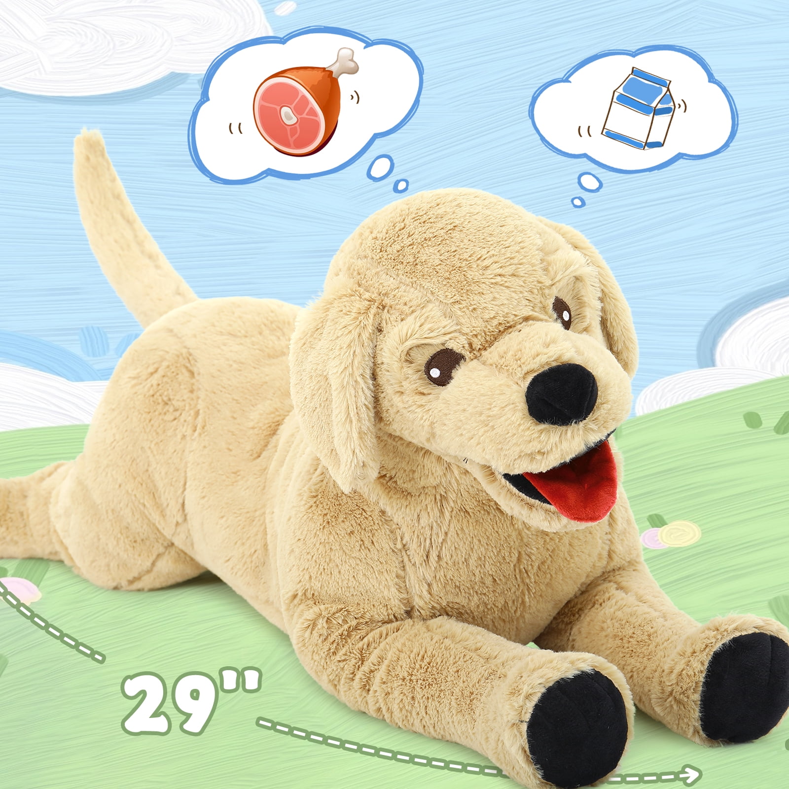 MorisMos 29'' Dog Golden Retriever Stuffed Animal Puppy Plush Toy